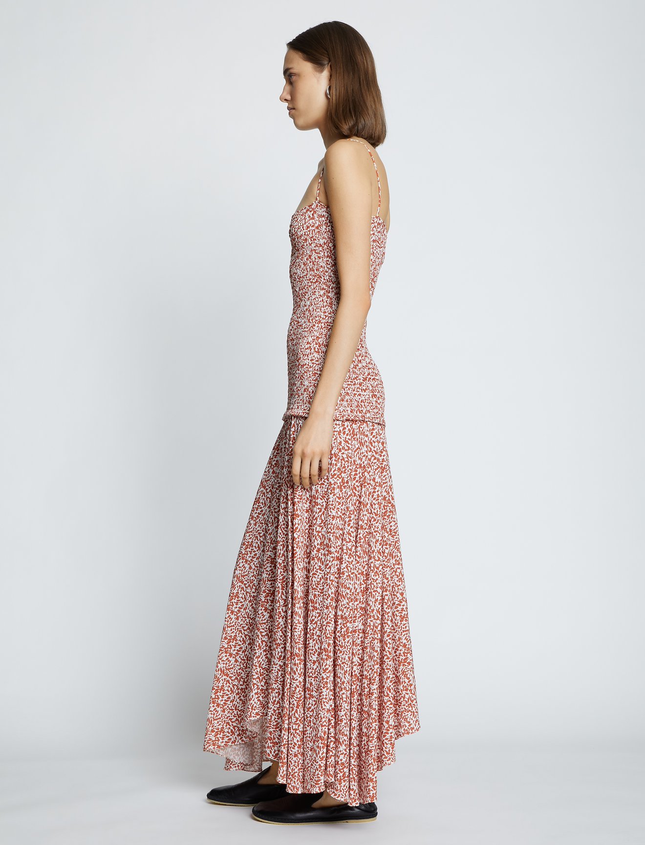 Micro Floral Smocked Dress #1