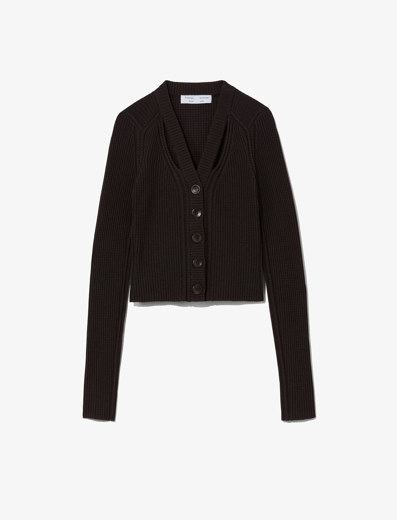 Micro Stripe Rib Knit Cardigan #5