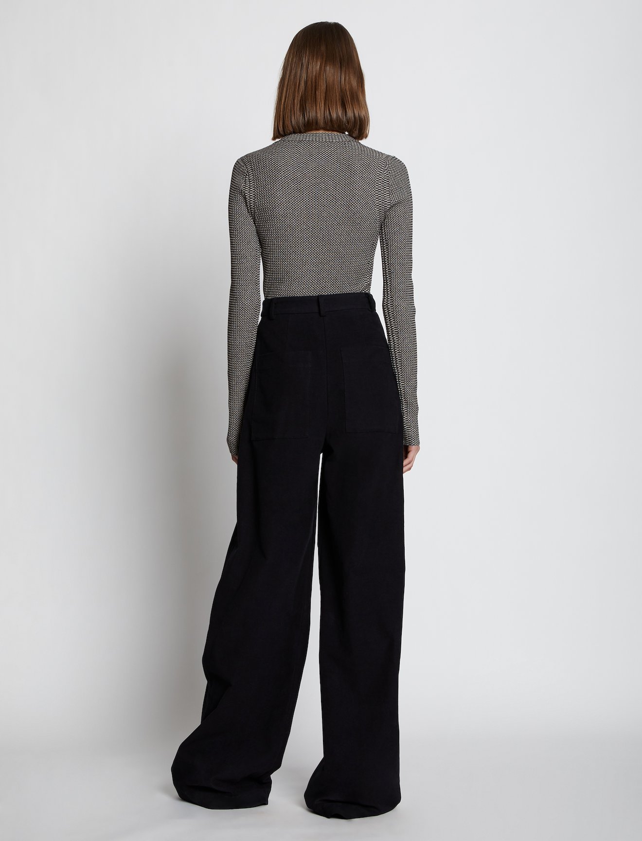 Micro Stripe Rib Knit Cardigan #3