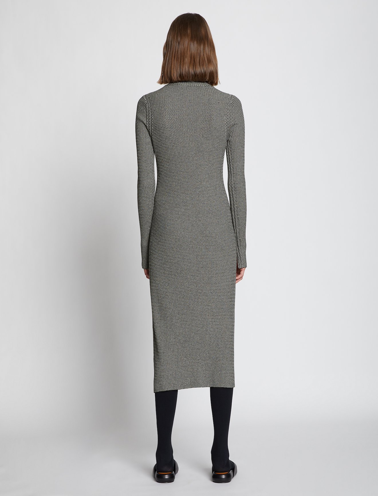 Micro Stripe Rib Knit Dress #2