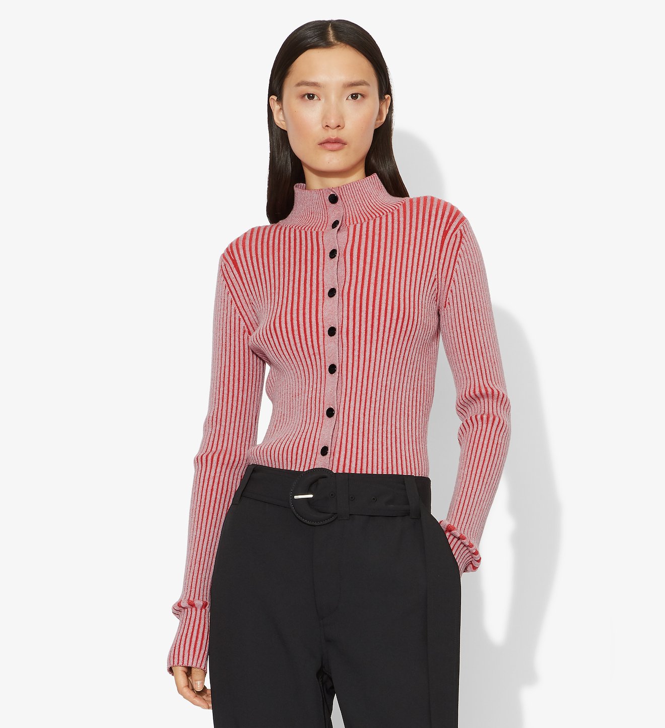 Midweight Rib Knit Cardigan
