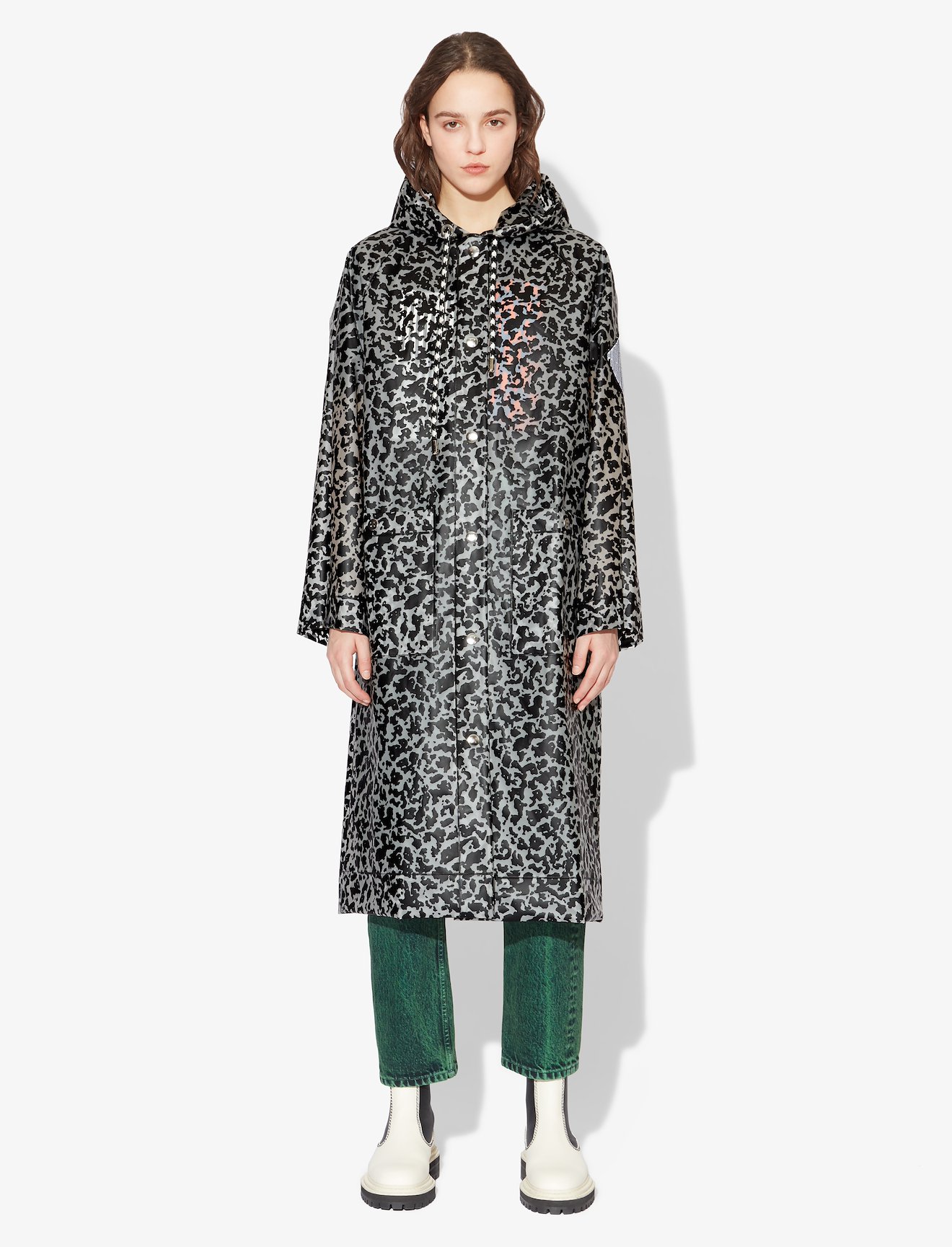 Notebook Print Raincoat #1