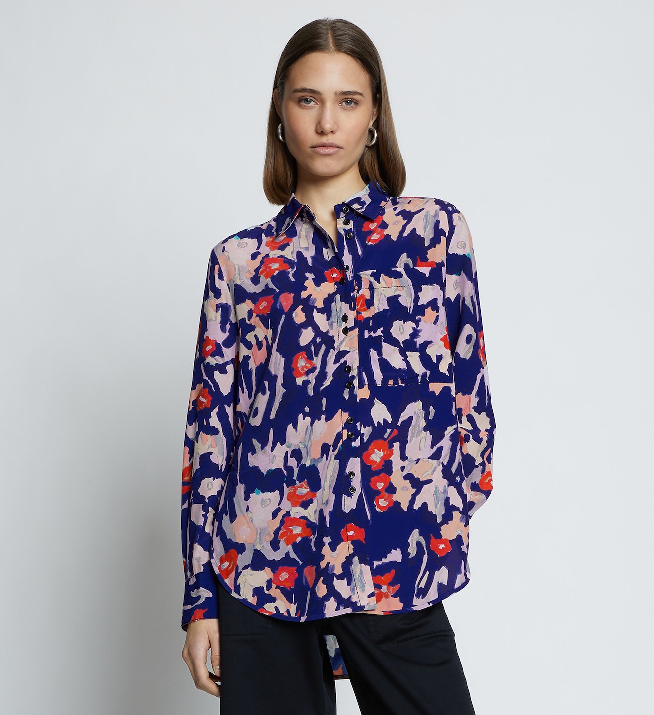 Painted Floral Shirt