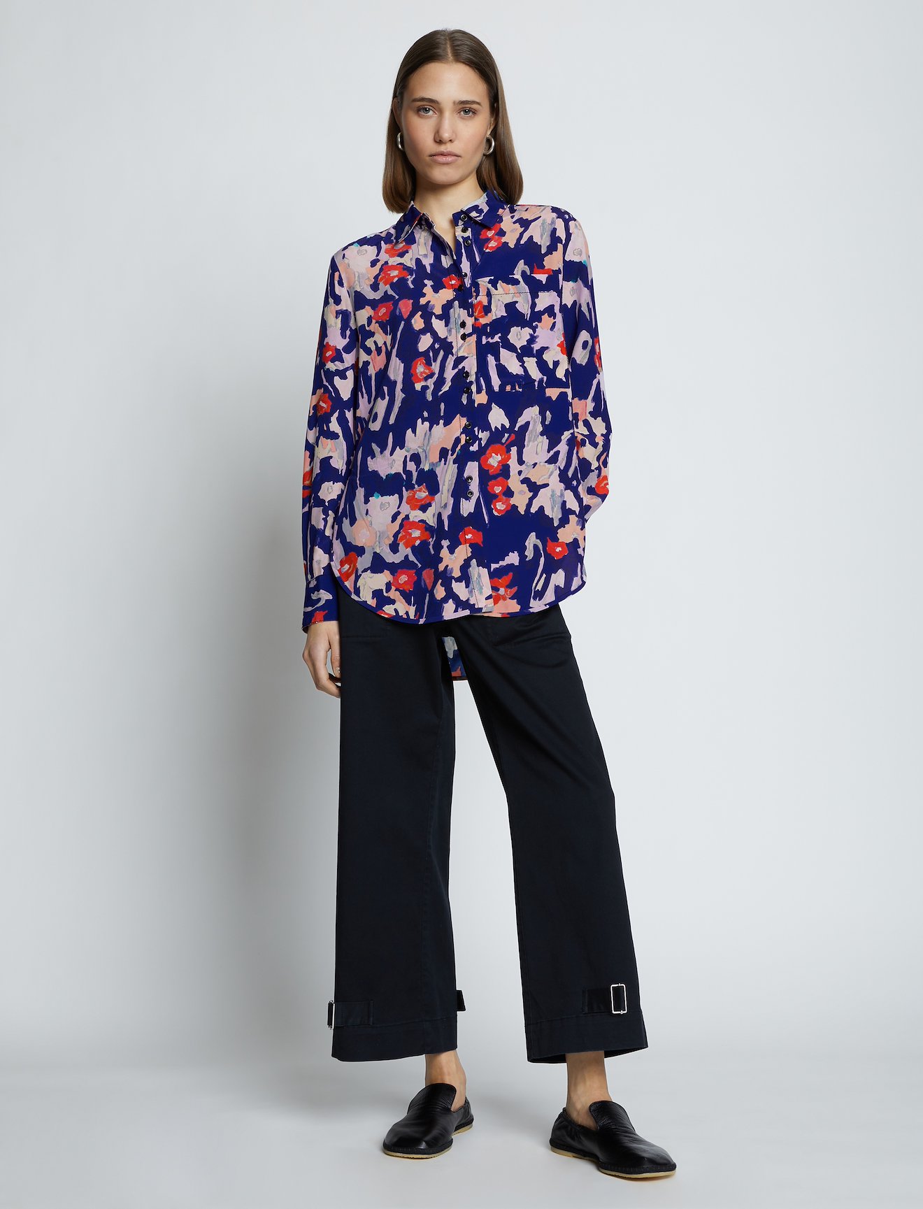 Painted Floral Shirt #1