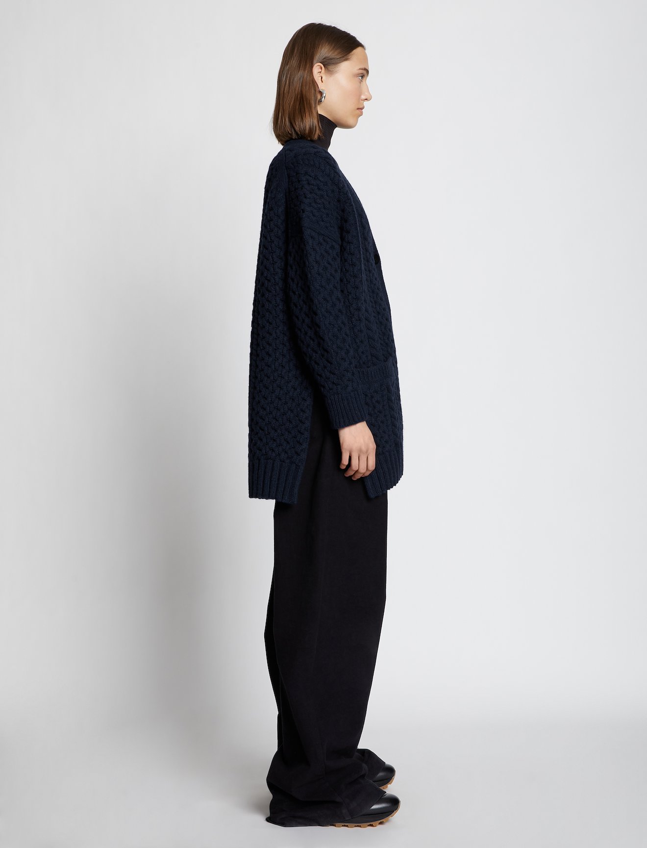 Patchwork Knit Cardigan #2
