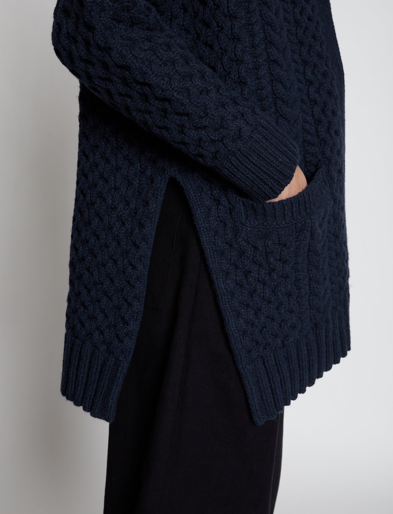 Patchwork Knit Cardigan #4