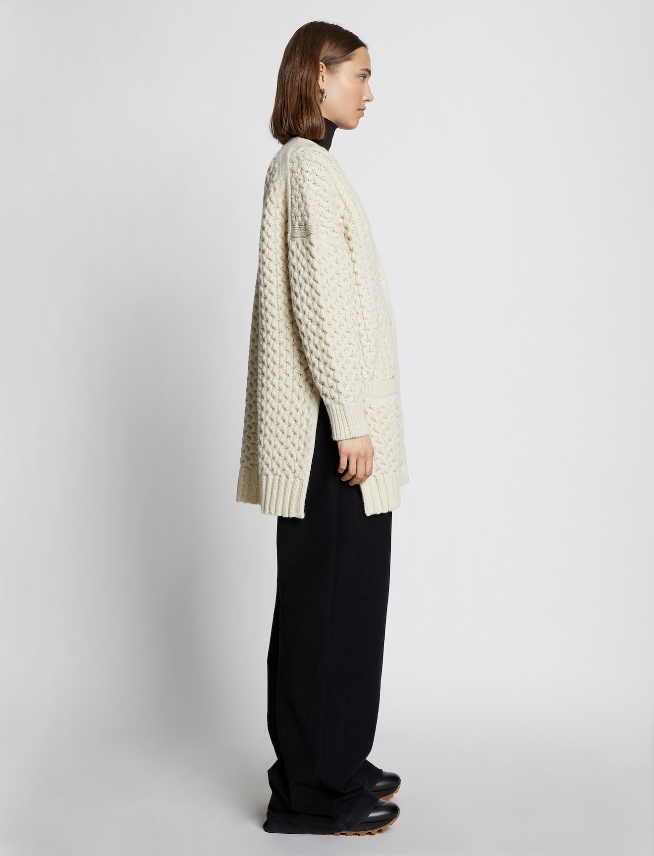 Patchwork Knit Cardigan #2
