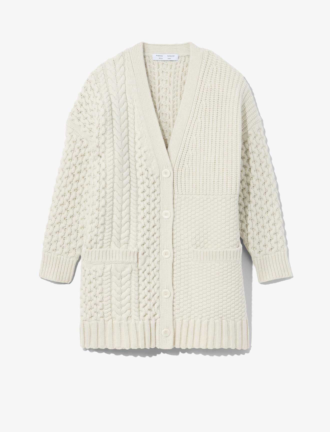 Patchwork Knit Cardigan #5