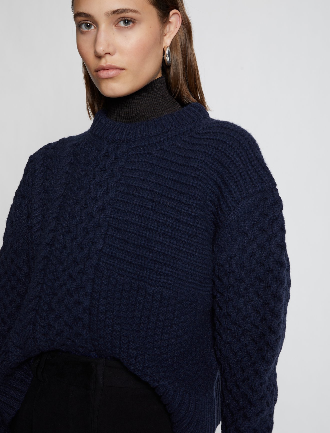 Patchwork Knit Sweater #4