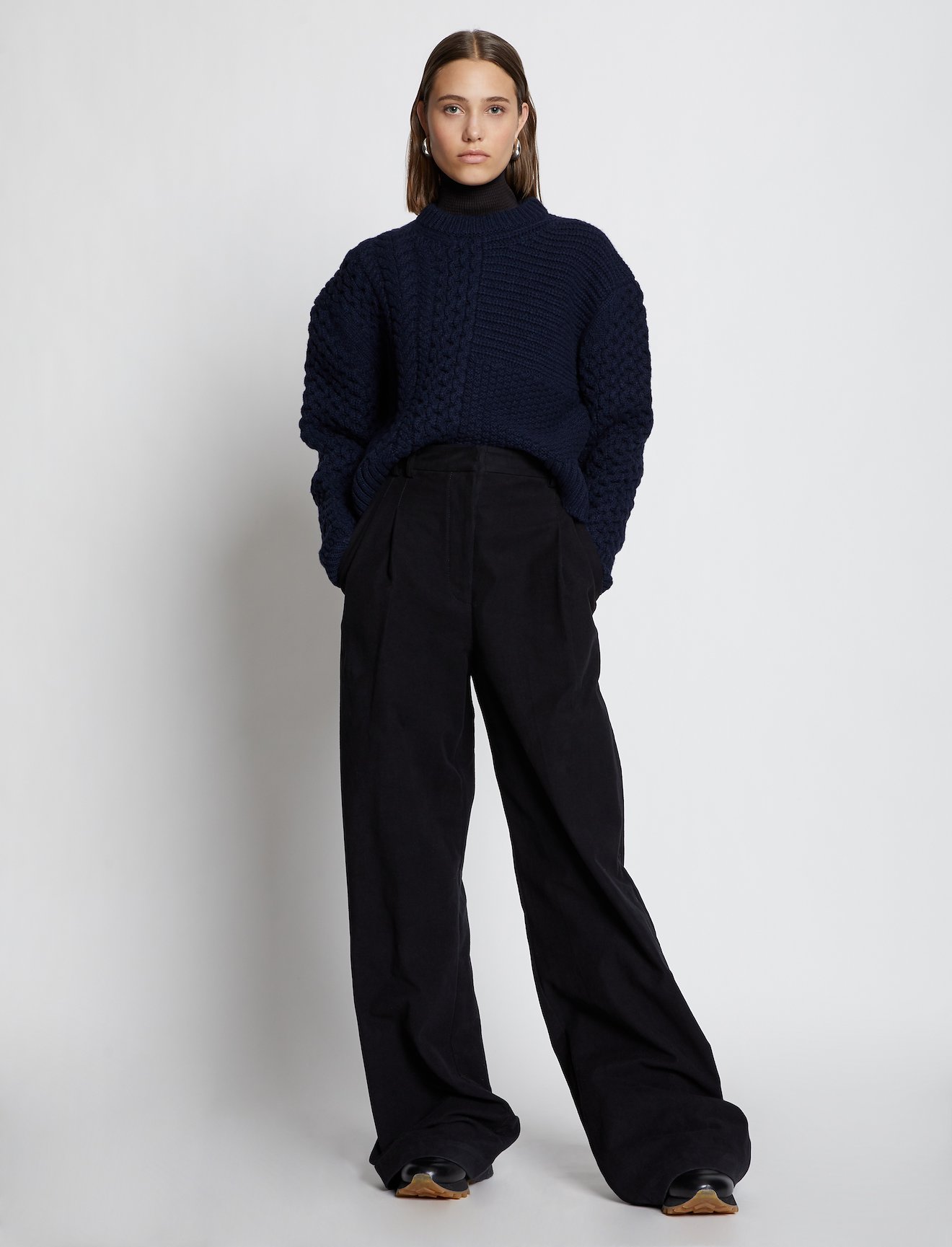 Patchwork Knit Sweater #1