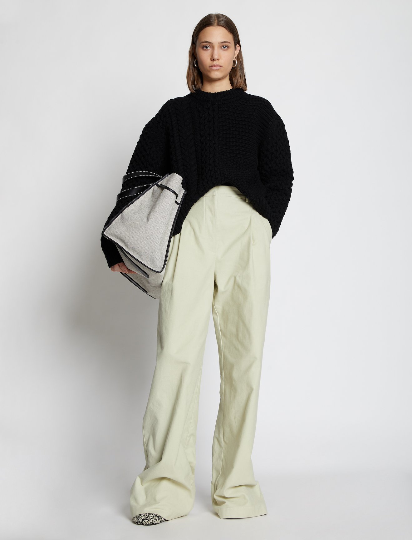 Patchwork Knit Sweater #1