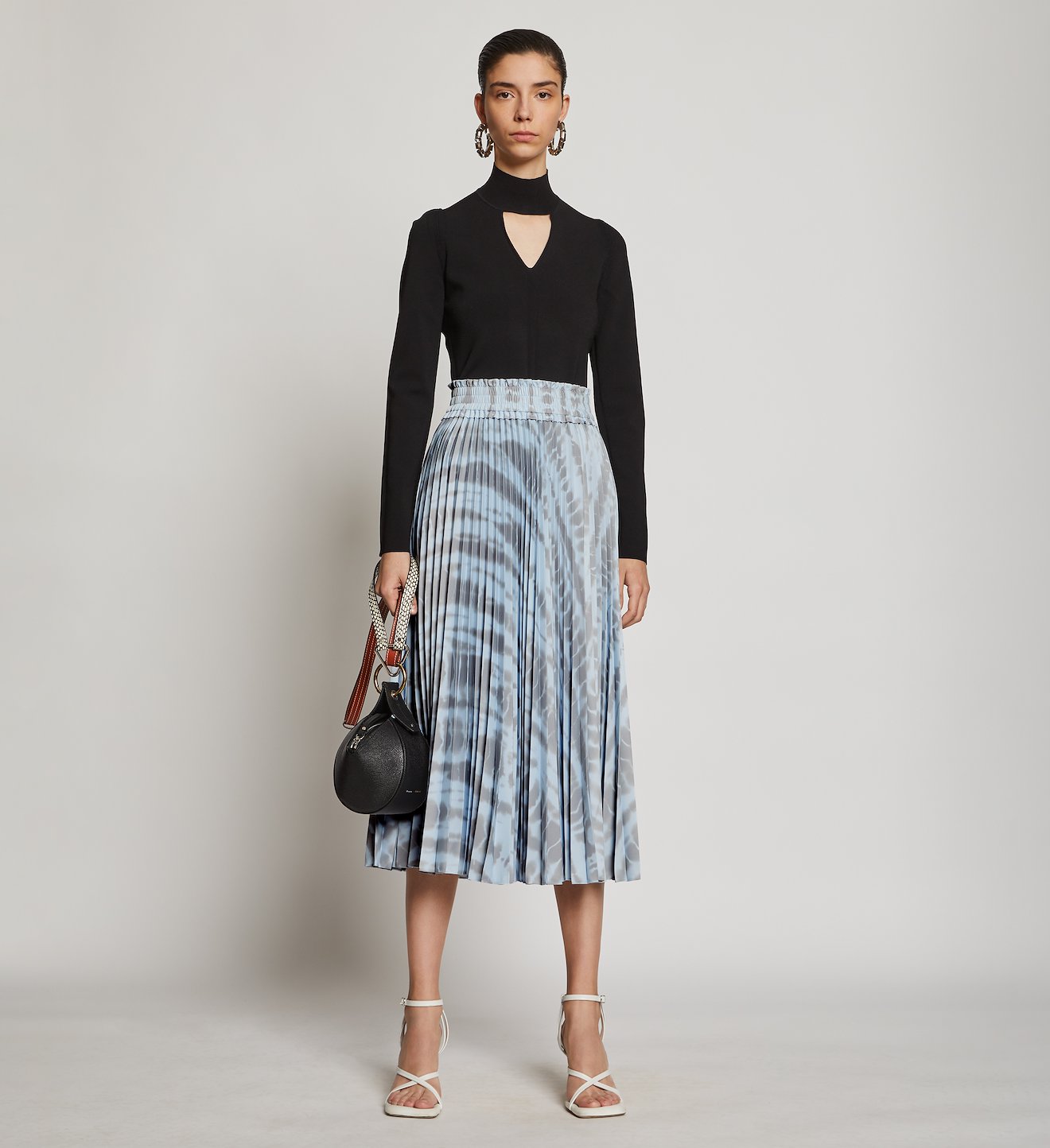 Pleated Tie Dye Skirt