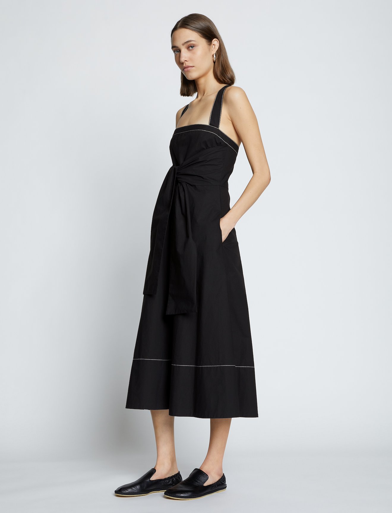 Poplin Apron Dress #1