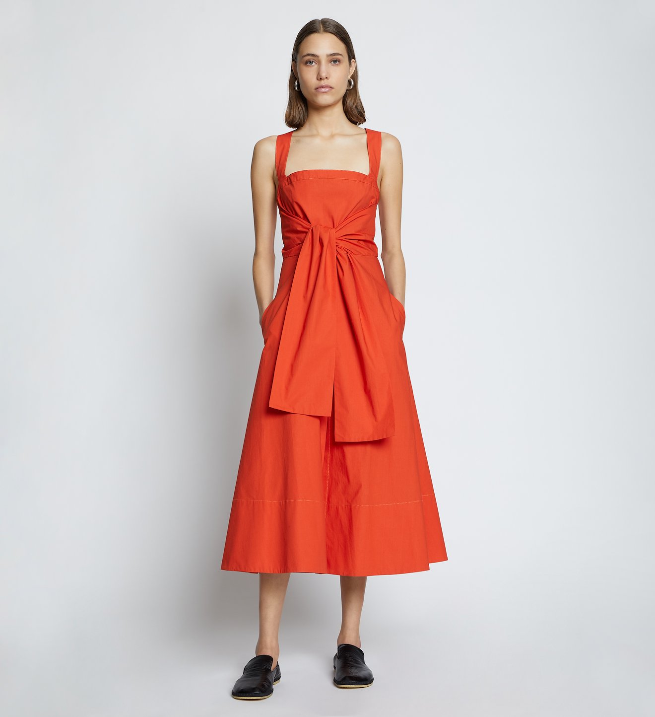 Poplin Apron Dress