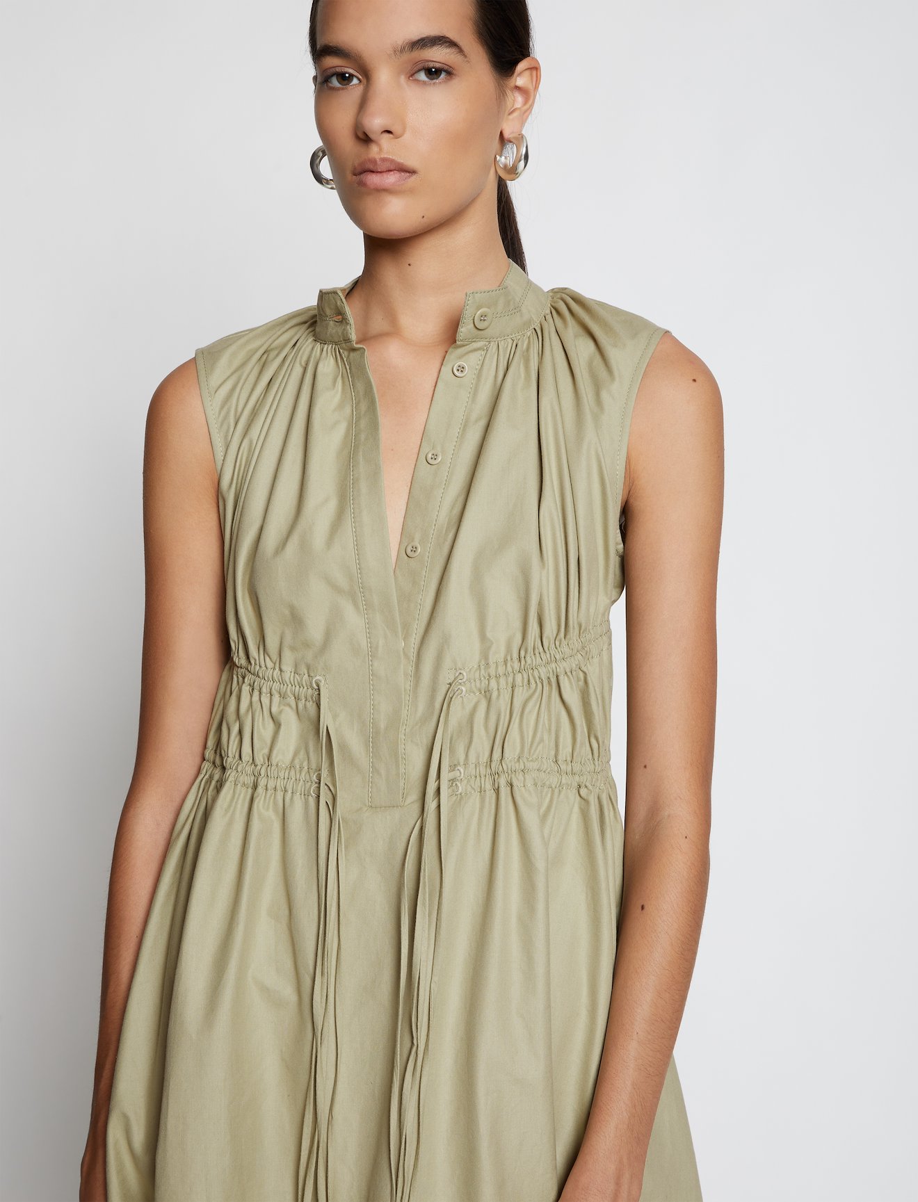 Poplin Sleeveless Dress #3