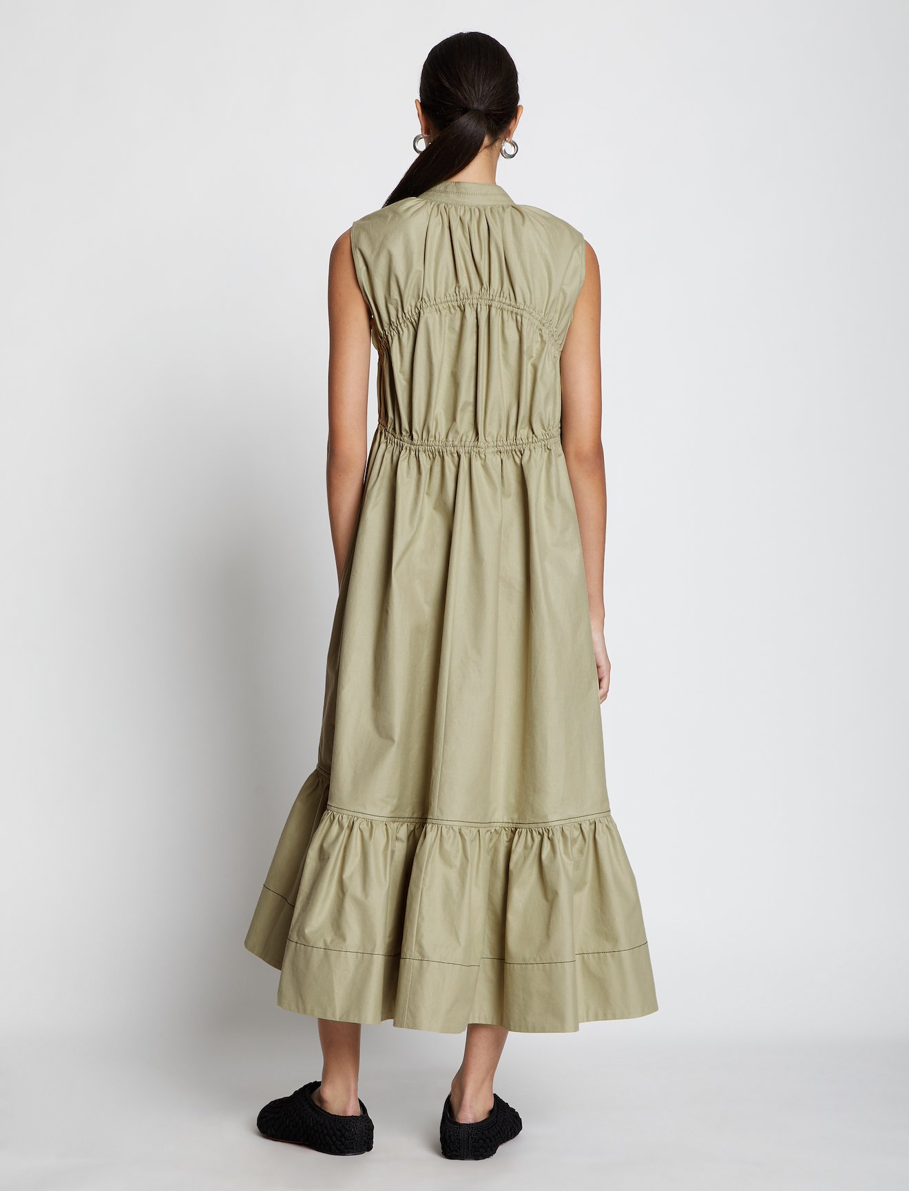 Poplin Sleeveless Dress #2