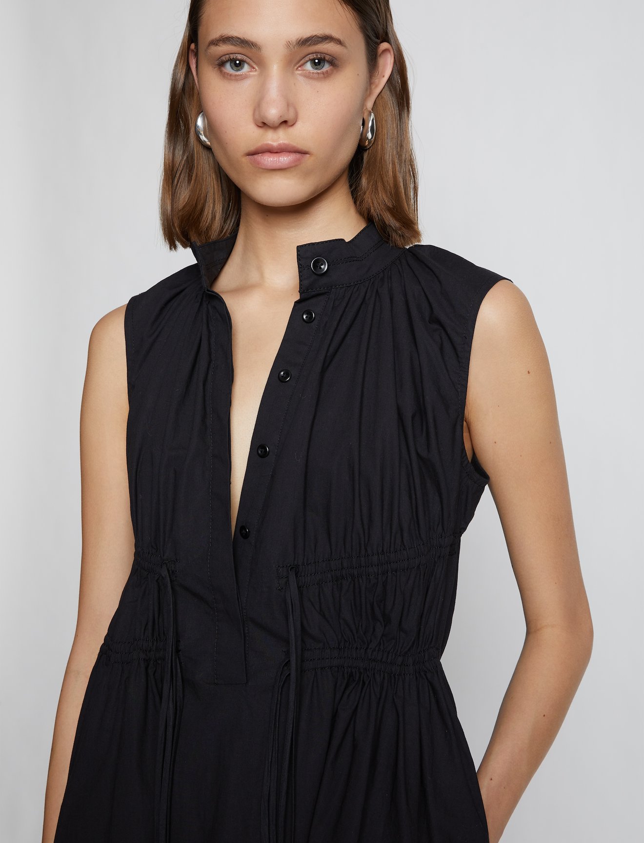 Poplin Sleeveless Dress #3