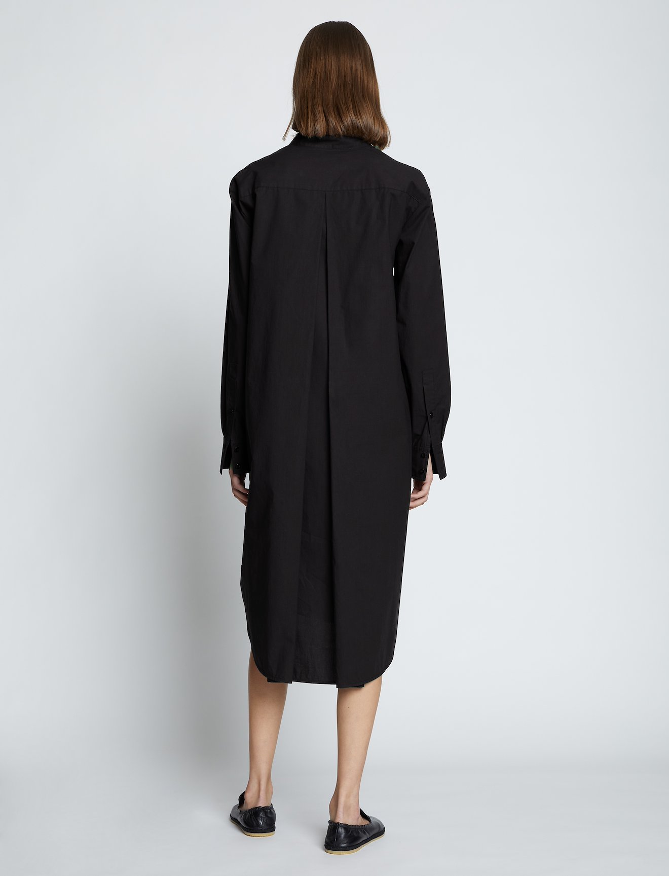 Poplin Tied Shirt Dress #3