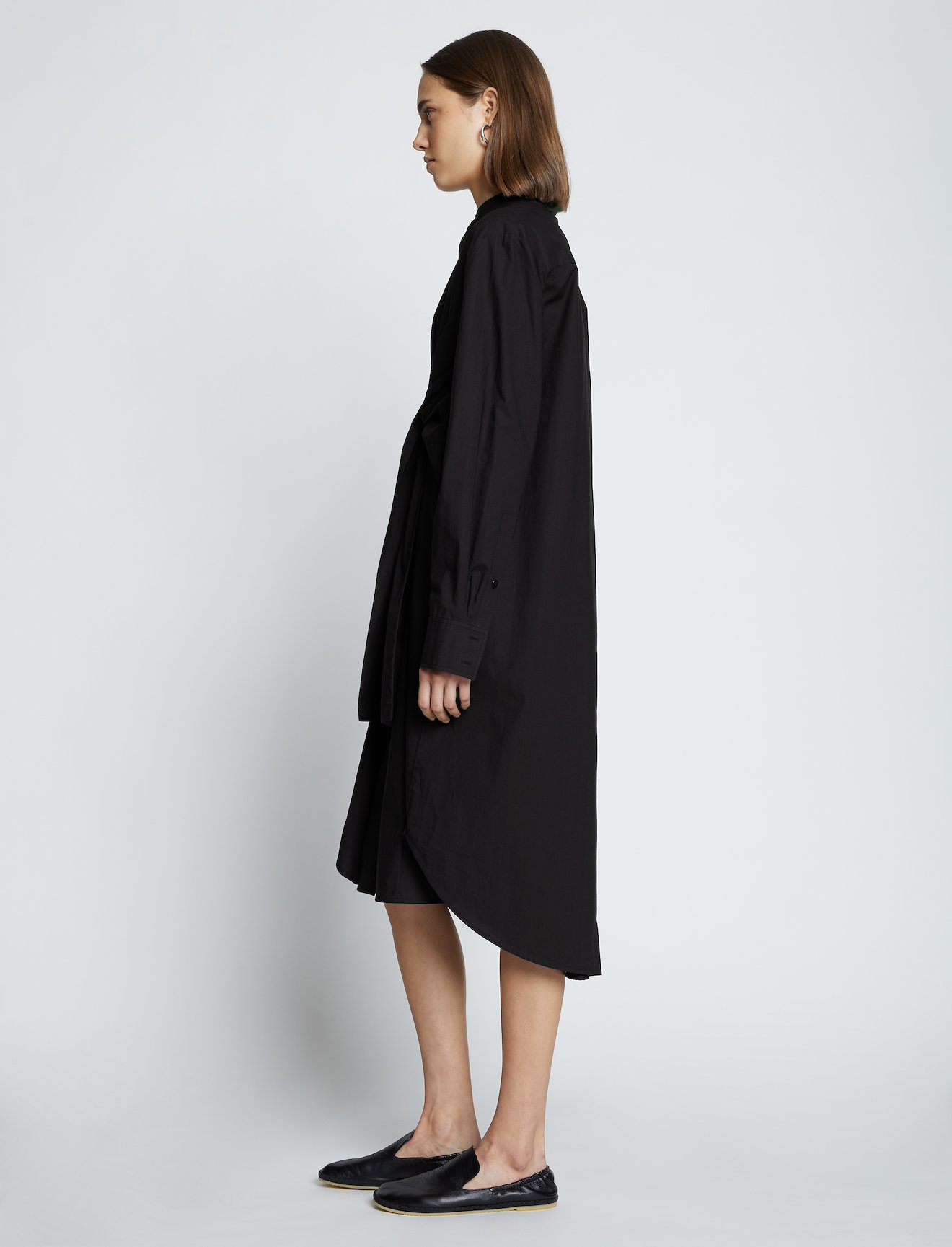 Poplin Tied Shirt Dress #2