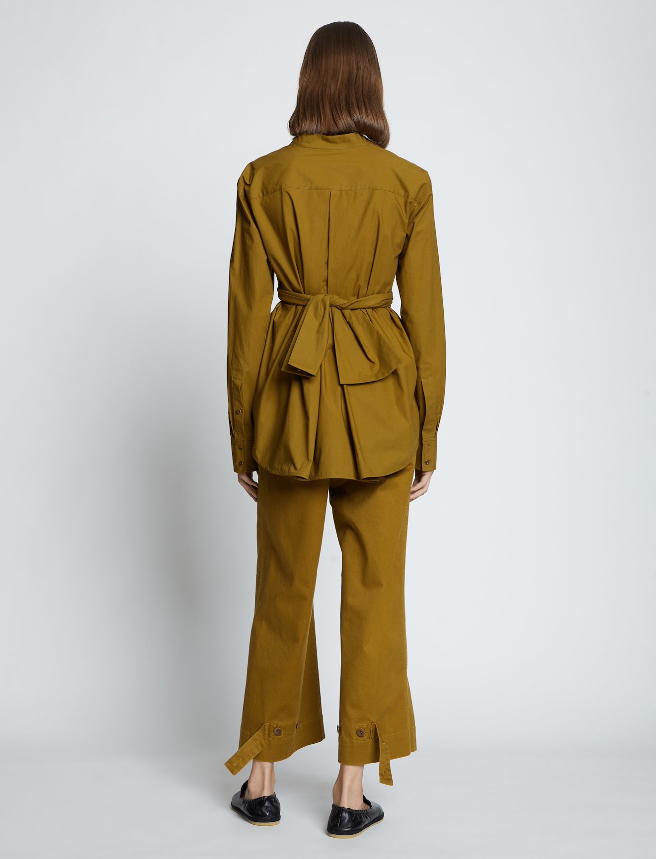 Poplin Tied Shirt #3
