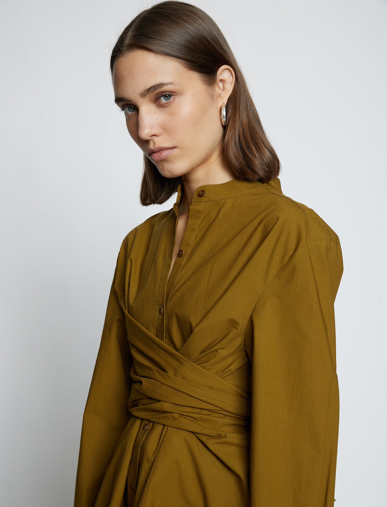 Poplin Tied Shirt #4