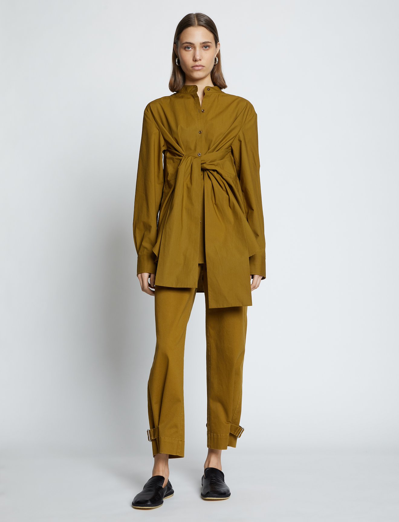 Poplin Tied Shirt #6