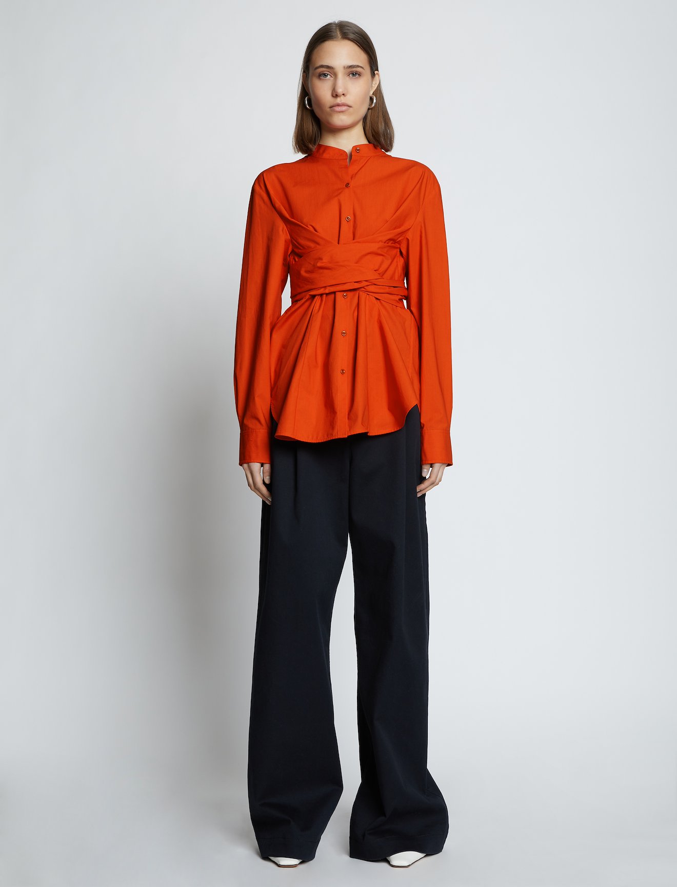 Poplin Tied Shirt #6