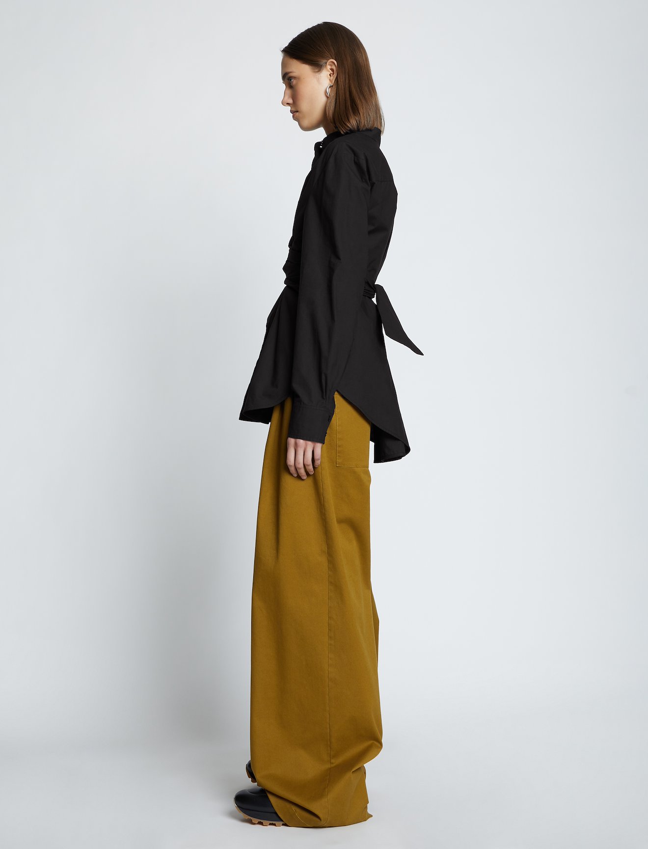 Poplin Tied Shirt #1