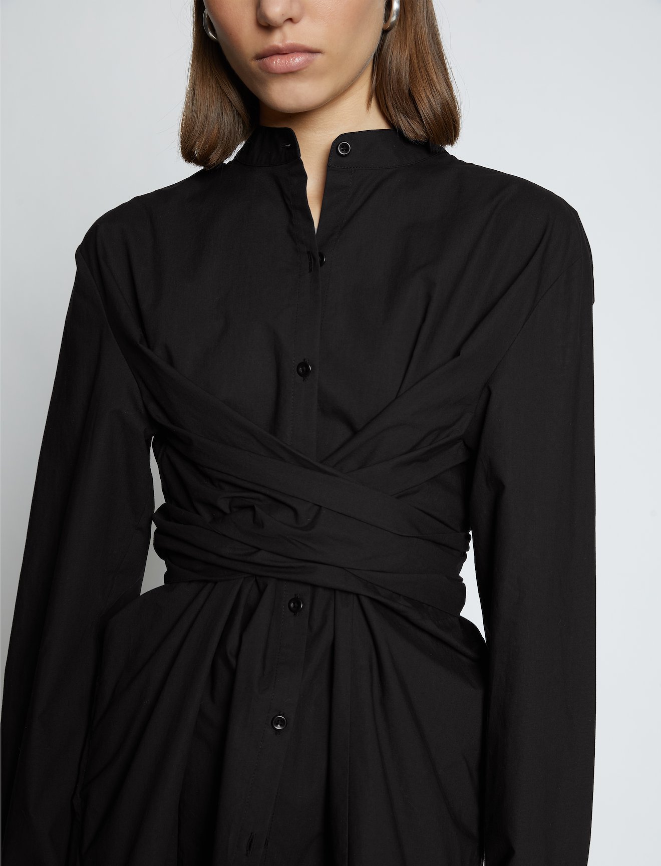 Poplin Tied Shirt #3