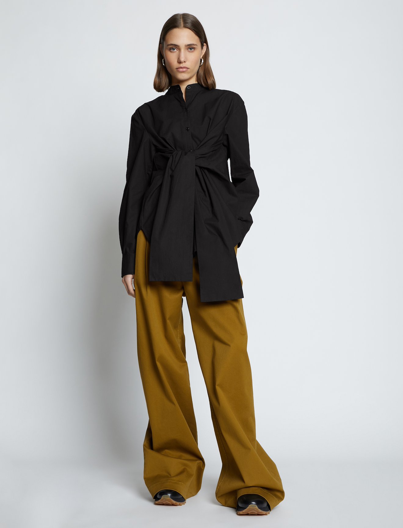 Poplin Tied Shirt #5