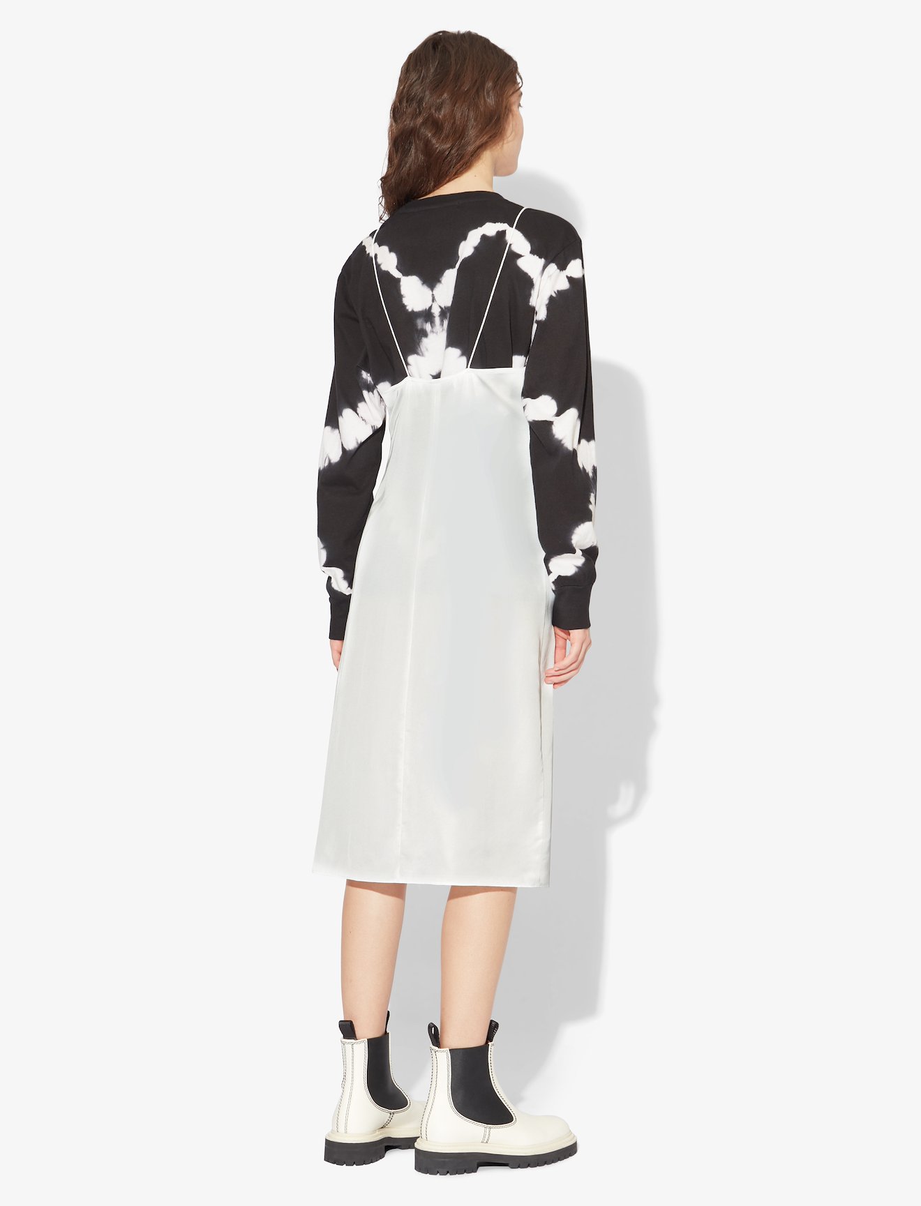 Printed Sketch Slip Dress #2