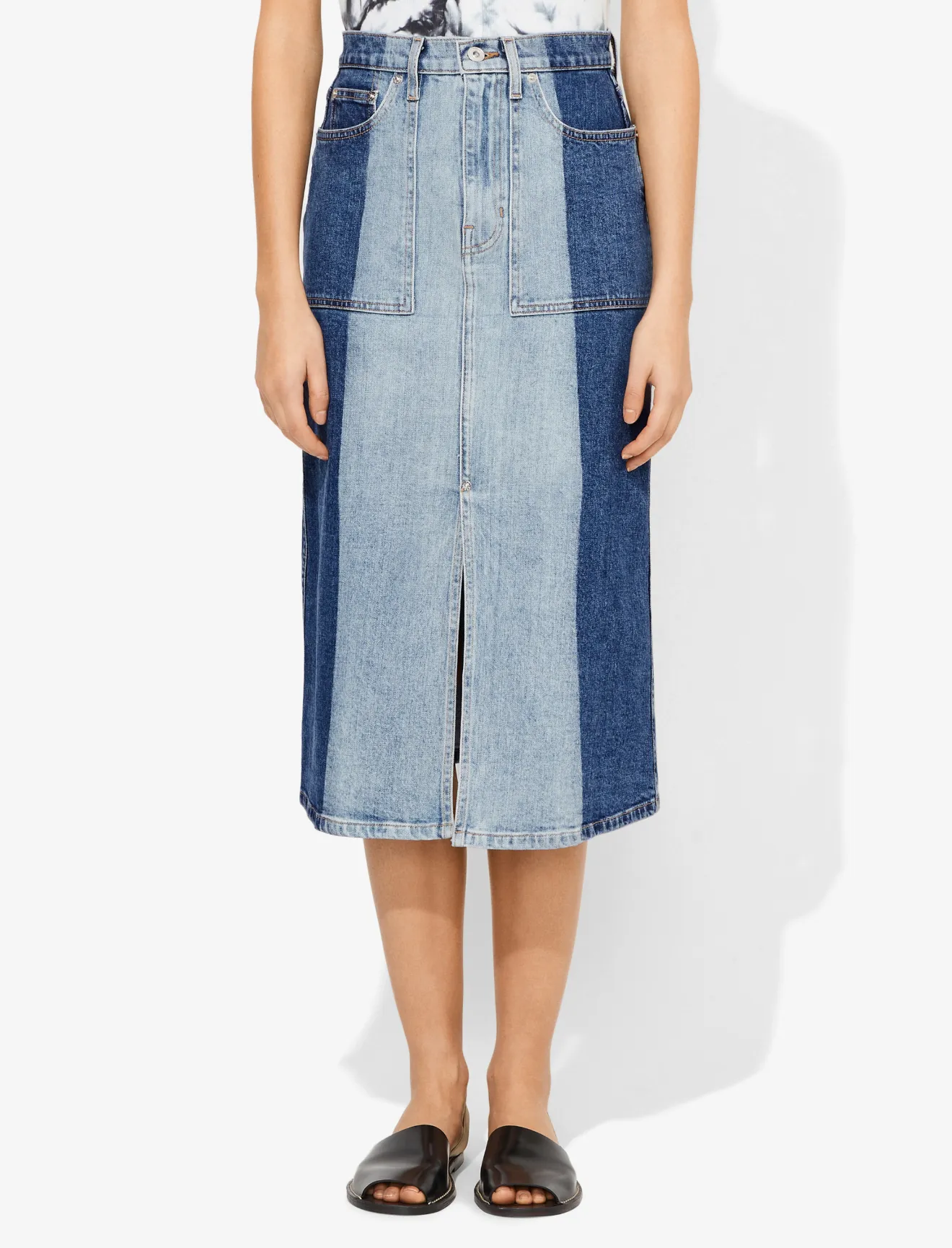 proenza schouler denim skirt