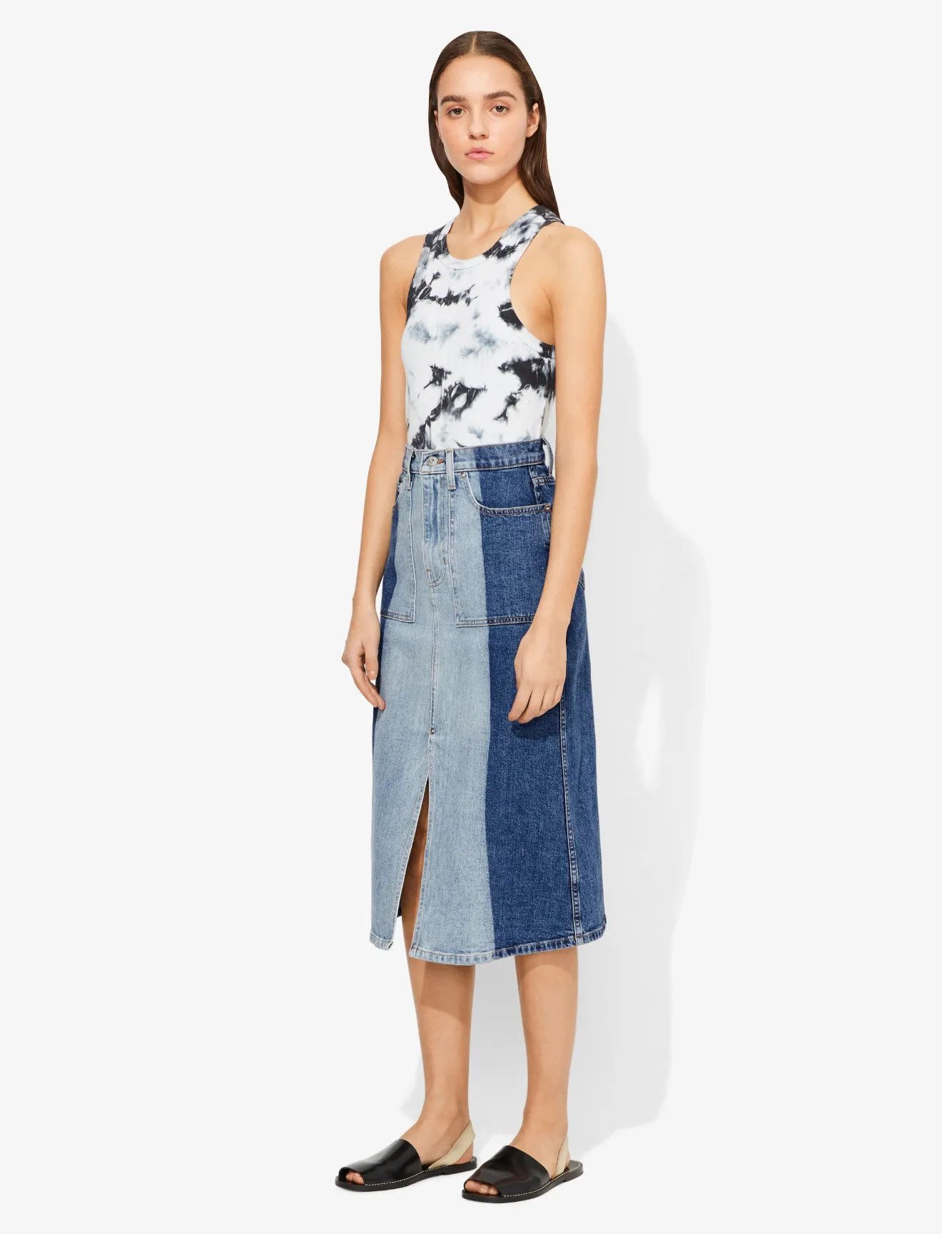 proenza schouler denim skirt