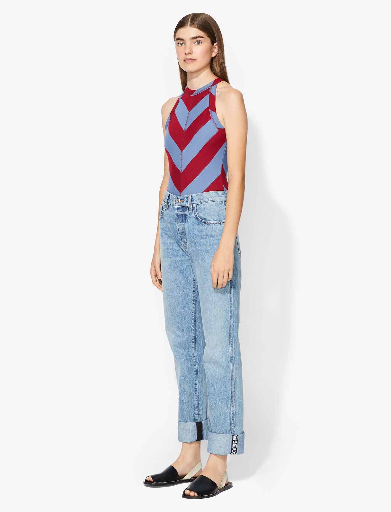 PSWL Diagonal Stripe Bodysuit #2
