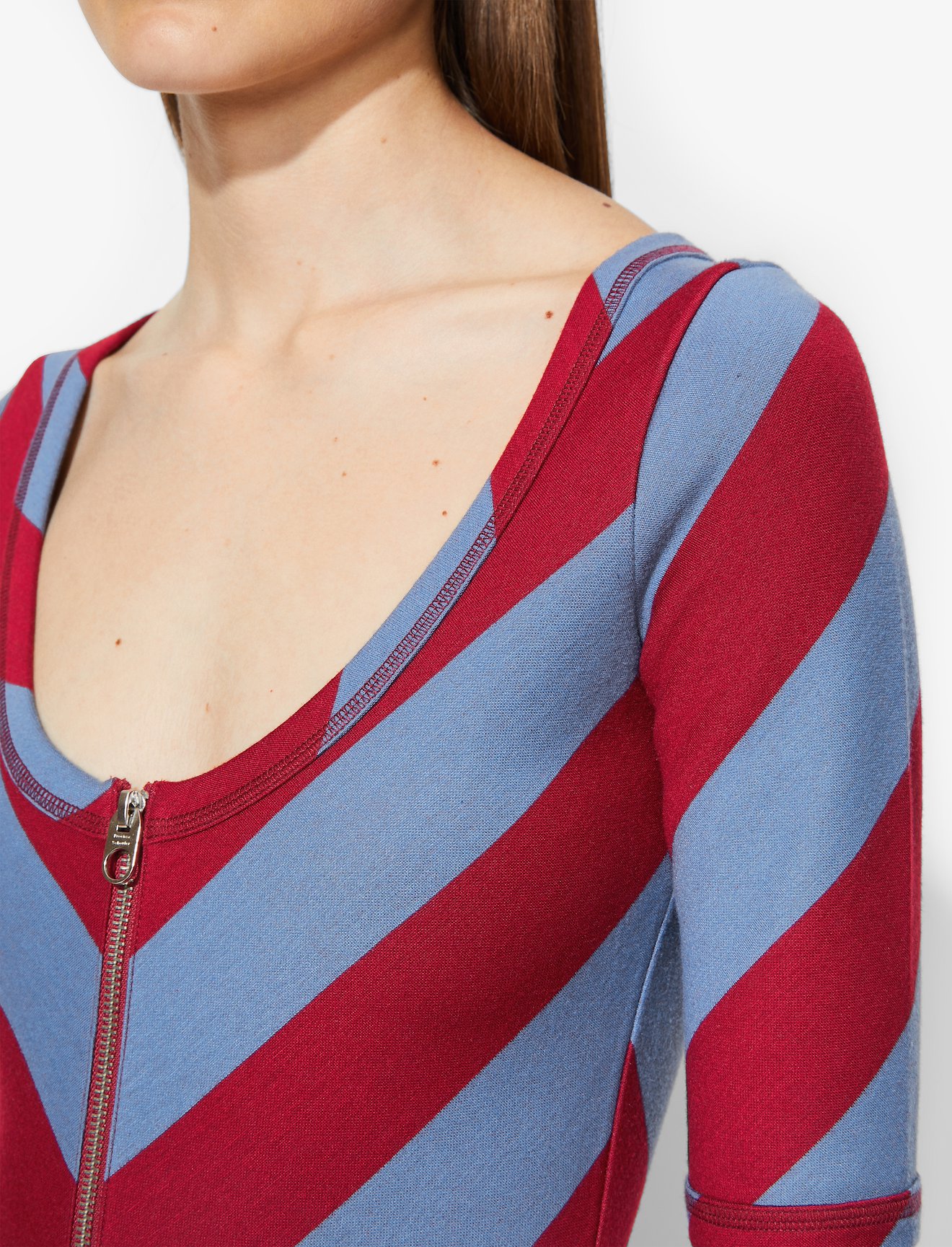PSWL Diagonal Stripe Scoop Bodysuit #4