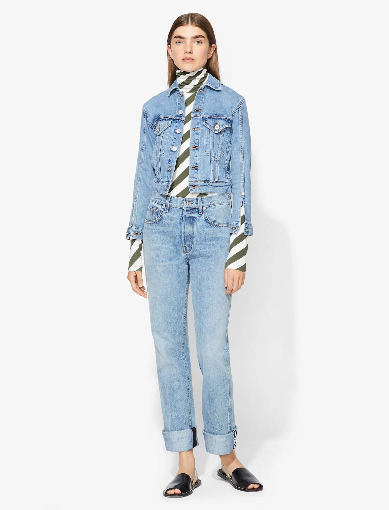 PSWL Shrunken Denim Jacket #1