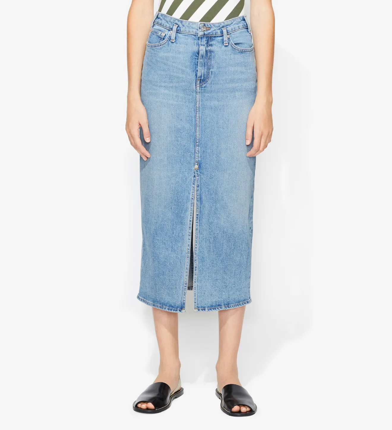 proenza schouler denim skirt