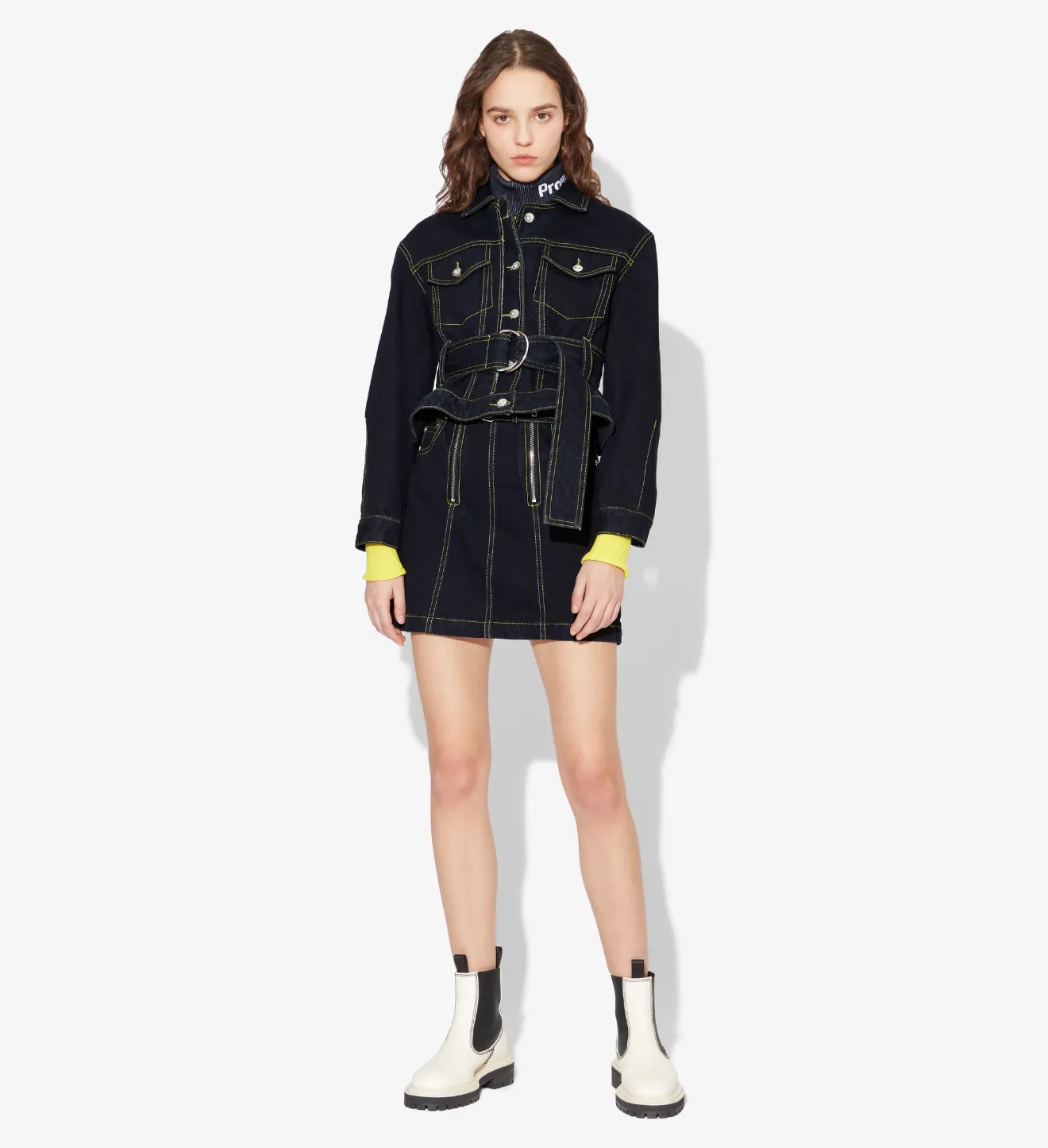 proenza schouler denim skirt