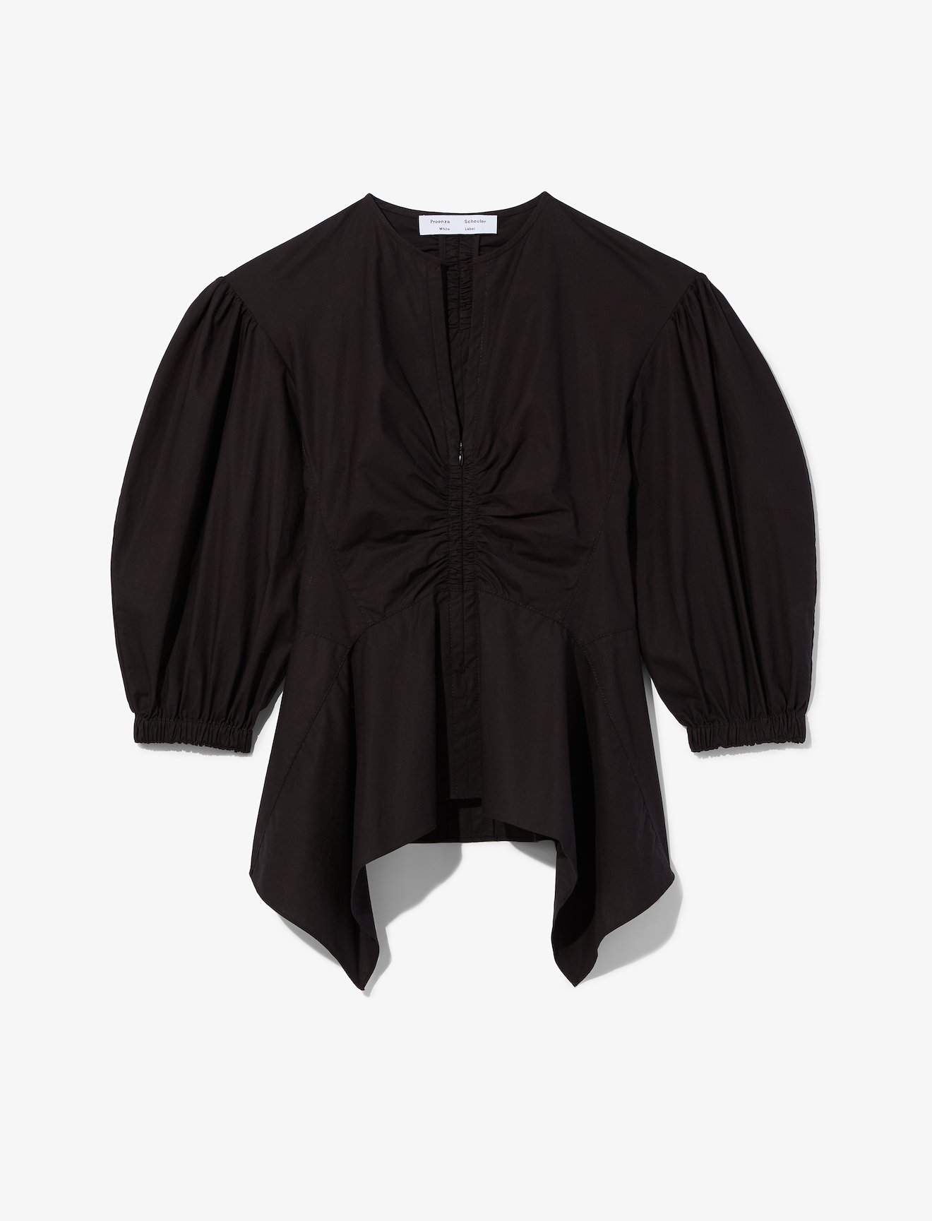Puff Sleeve Poplin Top #5