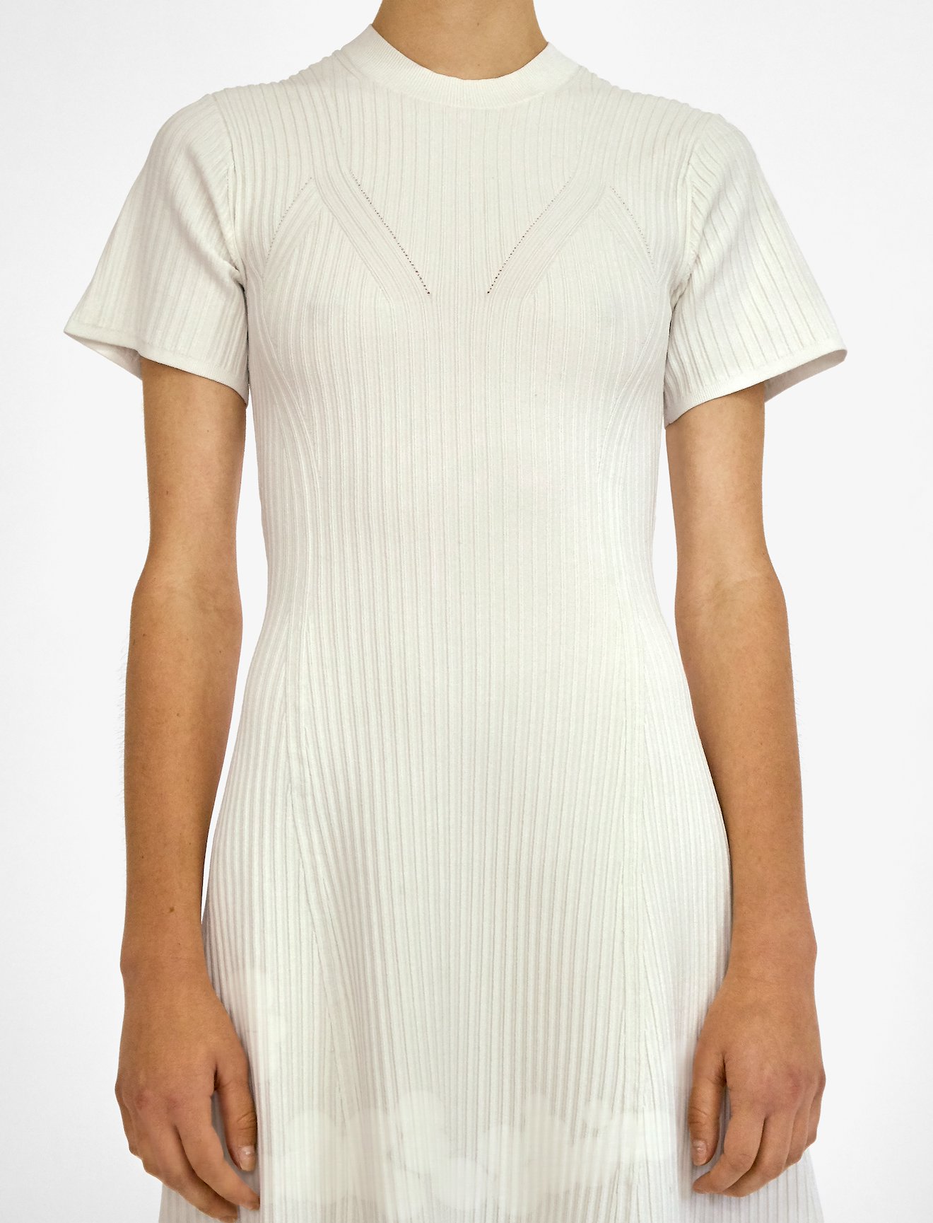 Rib Detail Cut Out Dress #3