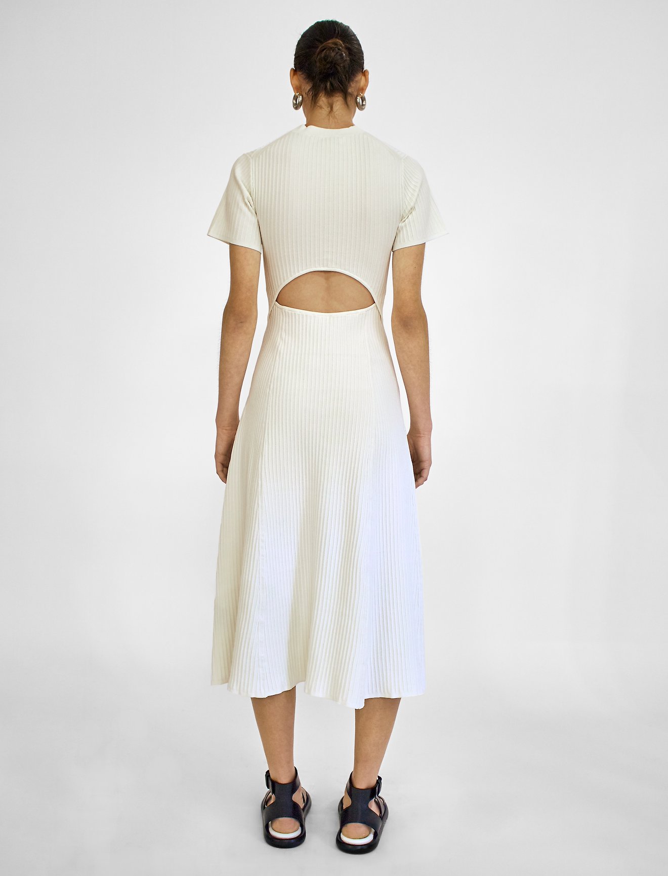 Rib Detail Cut Out Dress #2