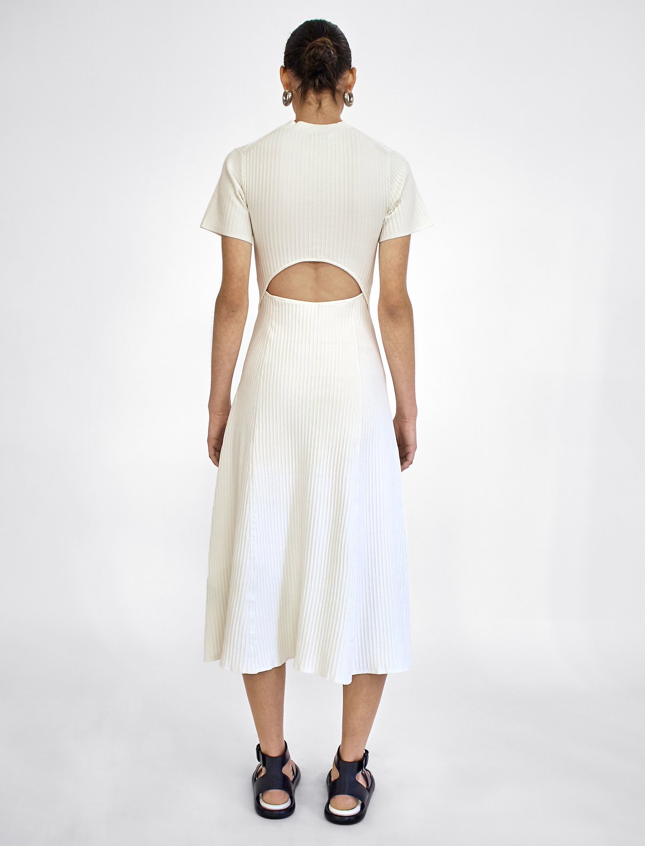 Rib Detail Cut Out Dress #2