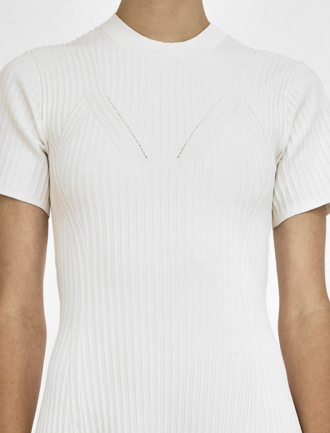 Rib Detail Cut Out Dress #3