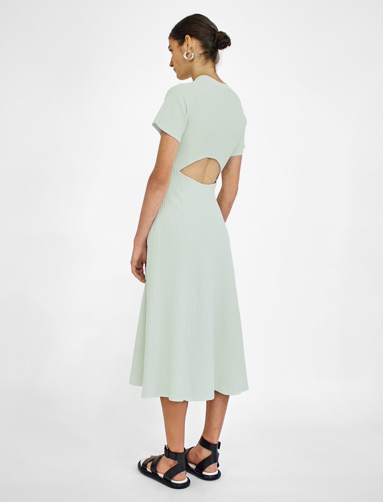 Rib Detail Cut Out Dress #2