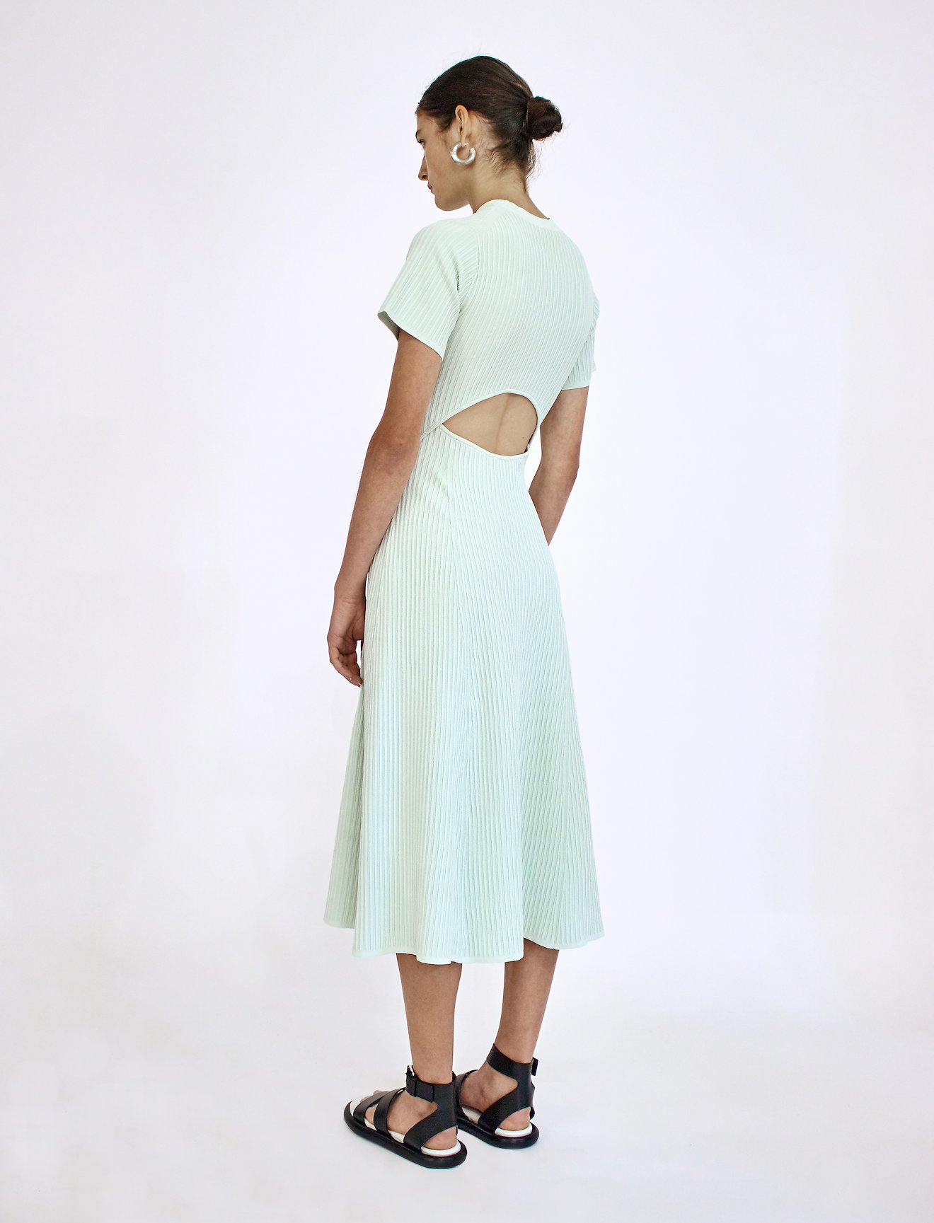 Rib Detail Cut Out Dress #2