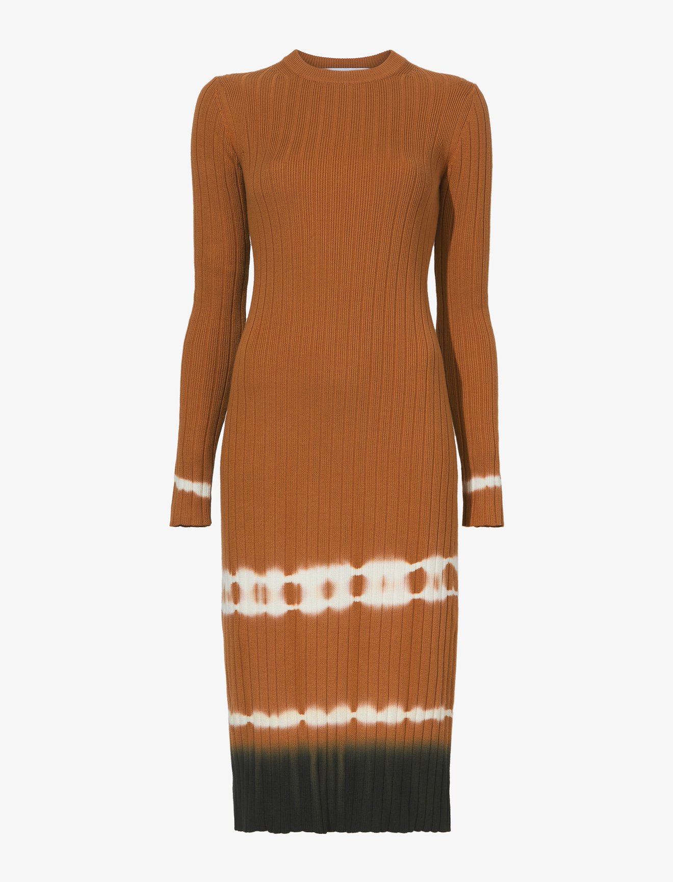 Rib Knit Dip Dye Dress #4