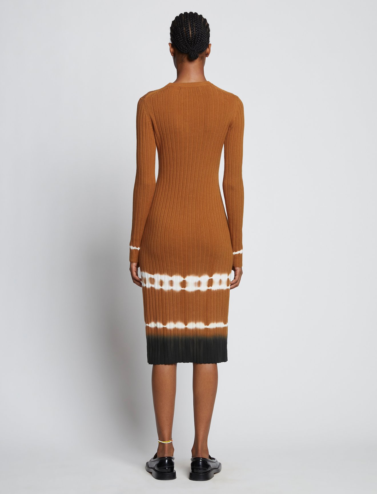 Rib Knit Dip Dye Dress #2