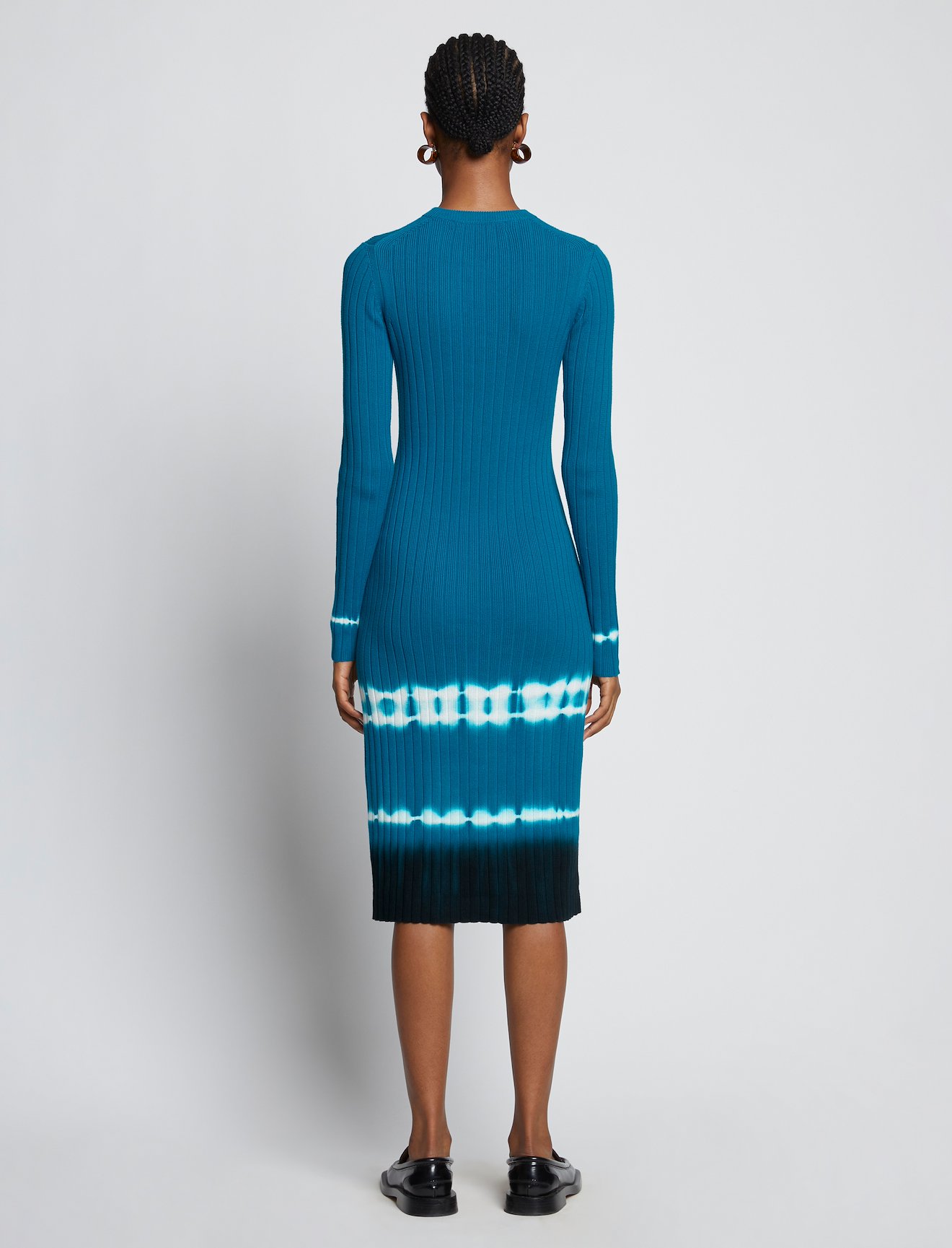 Rib Knit Dip Dye Dress #2