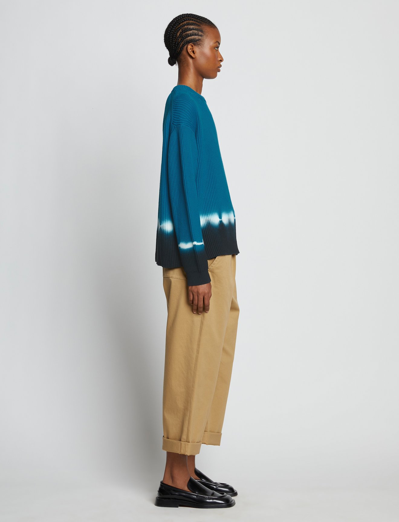 Rib Knit Dip Dye Sweater #2