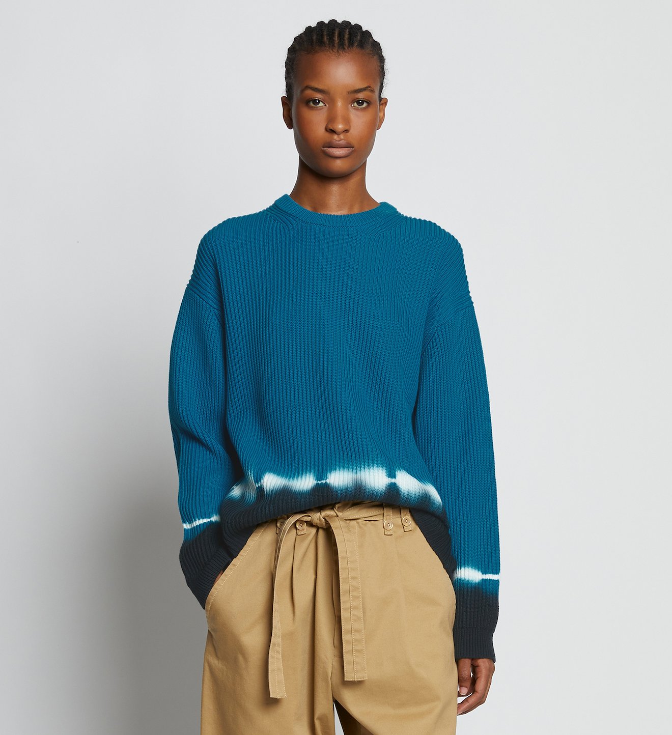 Rib Knit Dip Dye Sweater